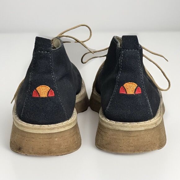 Ellesse Chukka Style Boots Dark Blue Italian Shoes Size 36 - Picture 4 of 14